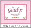 Gladys, nombre, significado y origen de nombres