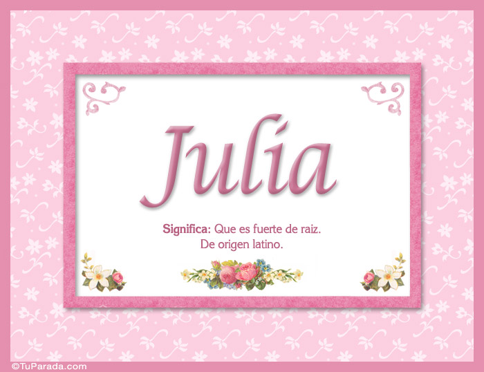 Julia significado