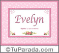 Evelyn, nombre, significado y origen de nombres