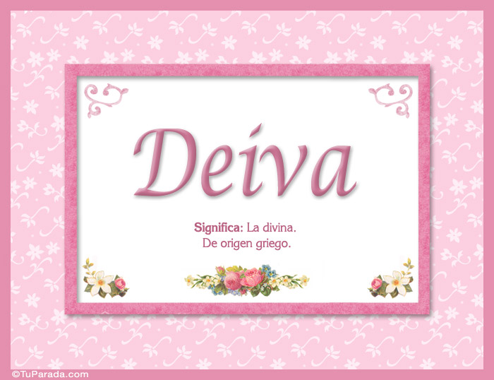 Nombre Deiva, nombre, significado y origen de nombres, Imagen Significado de Deiva, nombre, significado y origen de nombres