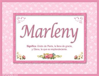 Marleny, nombre, significado y origen de nombres