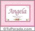 Angela, nombre, significado y origen de nombres