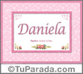 Daniela, nombre, significado y origen de nombres