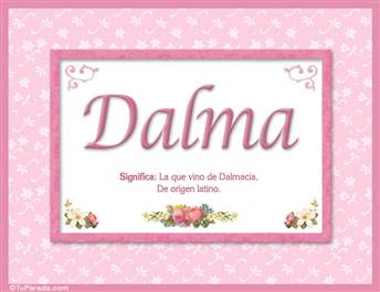 Dalma, nombre, significado y origen de nombres