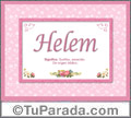 Helem, nombre, significado y origen de nombres