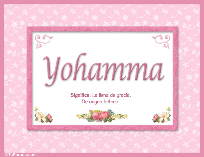 Nombre Yohamma, nombre, significado y origen de nombres, Imagen Significado de Yohamma, nombre, significado y origen de nombres