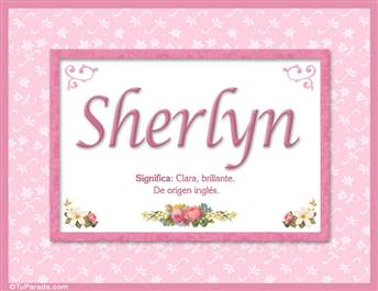 Sherlyn, nombre, significado y origen de nombres