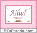 Ailud, nombre, significado y origen de nombres