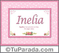 Inelia, nombre, significado y origen de nombres