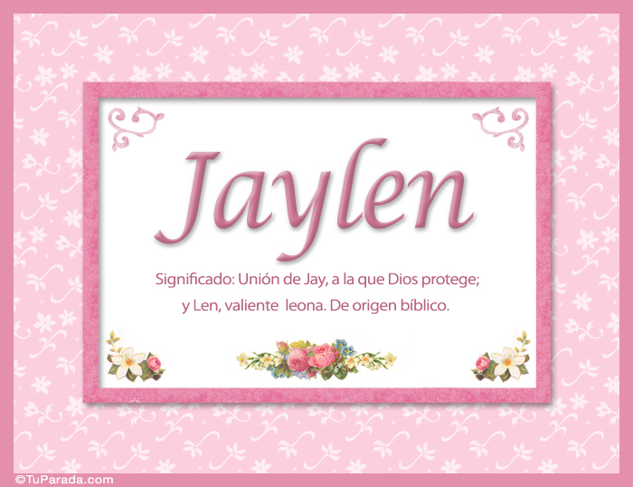 Nombre Jaylen, nombre, significado y origen de nombres, Imagen Significado de Jaylen, nombre, significado y origen de nombres