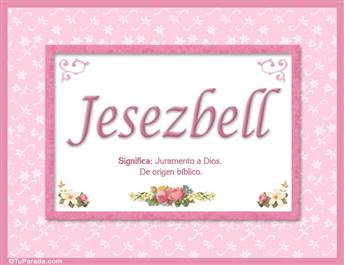 Jesezbell, nombre, significado y origen de nombres