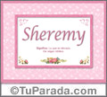Sheremy, nombre, significado y origen de nombres