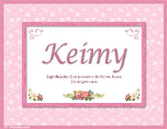 Keimy, significado y origen de nombres