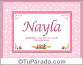 Nayla, significado y origen de nombres