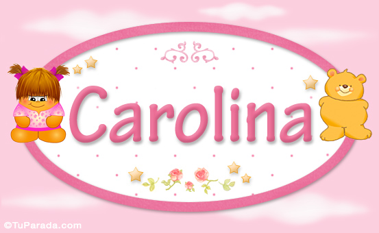 Nombre Carolina - Con personajes, Imagen Significado de Carolina - Con personajes