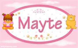 Mayte - Nombre para bebé