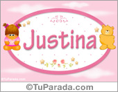 Justina - Con personajes