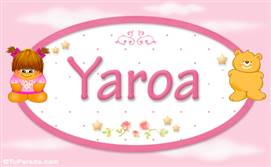 Yaroa - Nombre para bebé