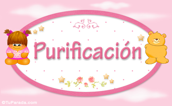 Nombre Purificación - Con personajes, Imagen Significado de Purificación - Con personajes Nombre Purificación - Con personajes, Imagen Significado de Purificación - Con personajes