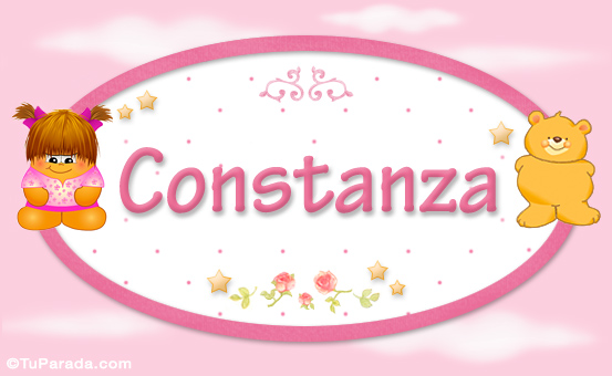 Nombre Constanza - Con personajes, Imagen Significado de Constanza - Con personajes