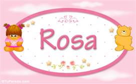 Rosa - Con personajes