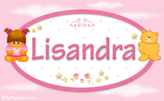 Nombre Lisandra - Con personajes, Imagen Significado de Lisandra - Con personajes
