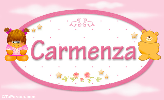 Nombre Carmenza - Con personajes, Imagen Significado de Carmenza - Con personajes
