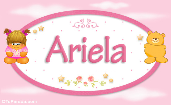 Nombre Ariela - Con personajes, Imagen Significado de Ariela - Con personajes