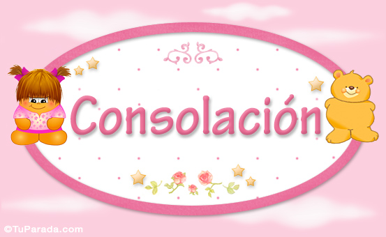 Nombre Consolación - Con personajes, Imagen Significado de Consolación - Con personajes
