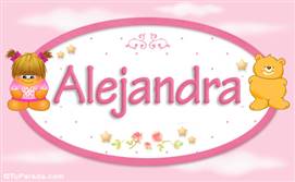Alejandra - Nombre para bebé