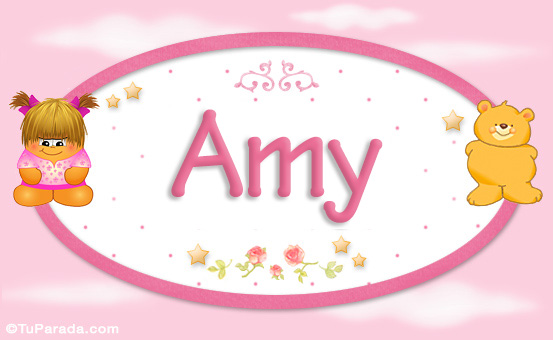 Nombre Amy - Con personajes, Imagen Significado de Amy - Con personajes
