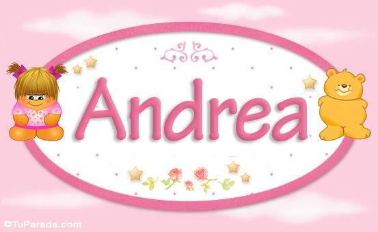 Nombre Andrea - Con personajes, Imagen Significado de Andrea - Con personajes
