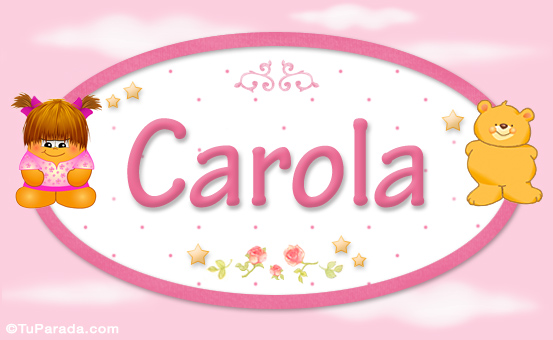 Nombre Carola -Con personajes, Imagen Significado de Carola -Con personajes