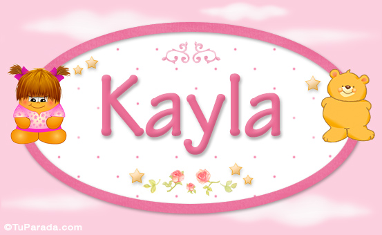 Nombre Kayla  - Con personajes, Imagen Significado de Kayla  - Con personajes