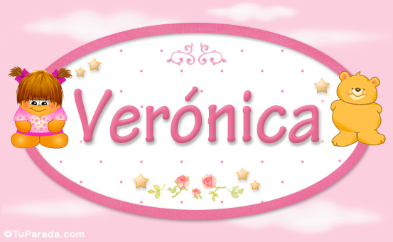 Nombre Verónica - Con personajes, Imagen Significado de Verónica - Con personajes