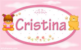 Cristina - Con personajes
