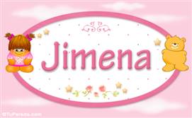 Jimena - Con personajes