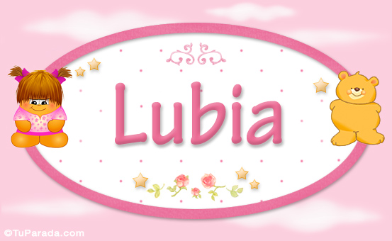 Nombre Lubia -Con personajes, Imagen Significado de Lubia -Con personajes