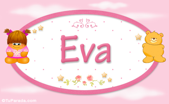 Nombre Eva - Con personajes, Imagen Significado de Eva - Con personajes