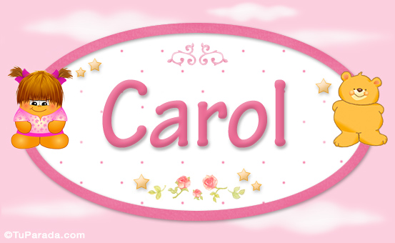 Nombre Carol - Con personajes, Imagen Significado de Carol - Con personajes