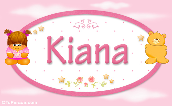 Nombre Kiana - Con personajes, Imagen Significado de Kiana - Con personajes