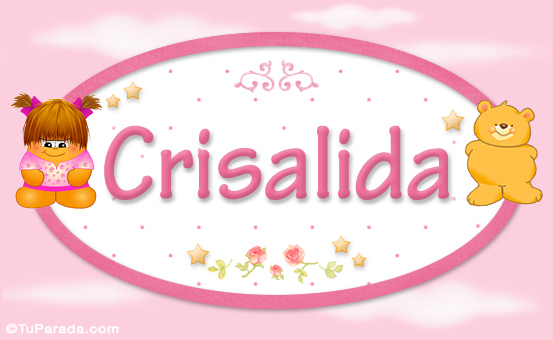 Nombre Crisalida - Con personajes, Imagen Significado de Crisalida - Con personajes