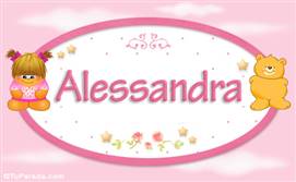 Alessandra - Con personajes