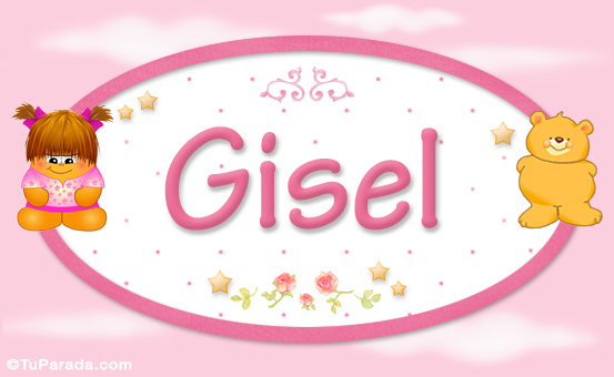 Nombre Gisel - Con personajes, Imagen Significado de Gisel - Con personajes