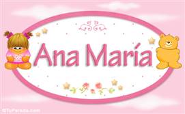 Ana María - Nombre para bebé