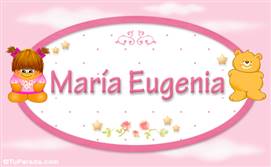 María Eugenia - Con personajes