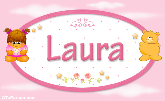 Nombre Laura - Con personajes, Imagen Significado de Laura - Con personajes