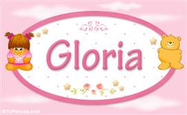 Gloria - Con personajes