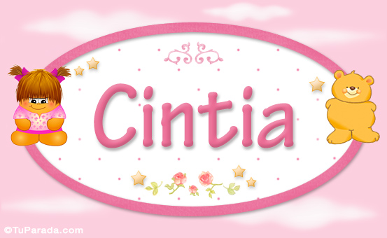 Nombre Cintia - Con personajes, Imagen Significado de Cintia - Con personajes