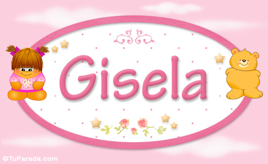 Nombre Gisela - Con personajes, Imagen Significado de Gisela - Con personajes